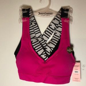 NWT Juicy Couture 2 pack of bras size medium